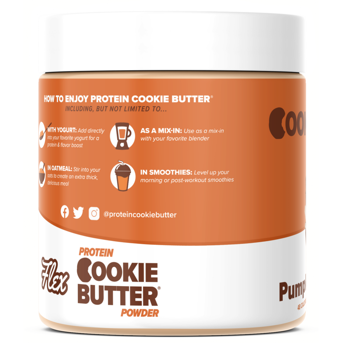Pumpkin Spice Cake Protein Cookie Butter Powder