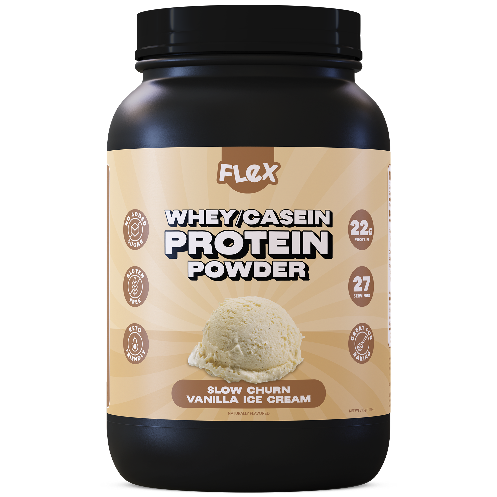 Slow Churn Vanilla Ice Cream Whey Protein