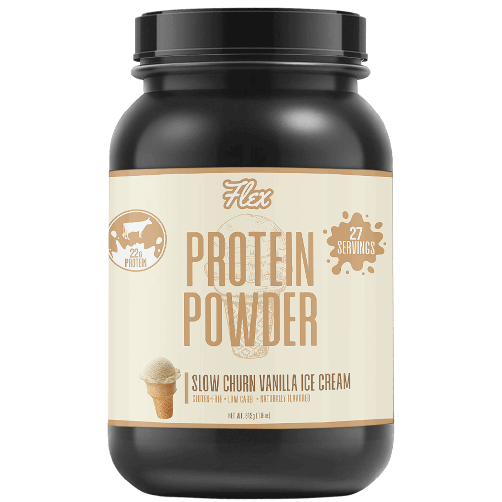 Slow Churn Vanilla Ice Cream Whey Protein Protein Cookie Butter Powder