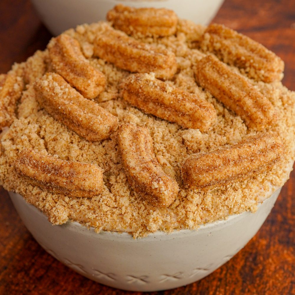 Protein Churro Cheesecake Dip Recipe