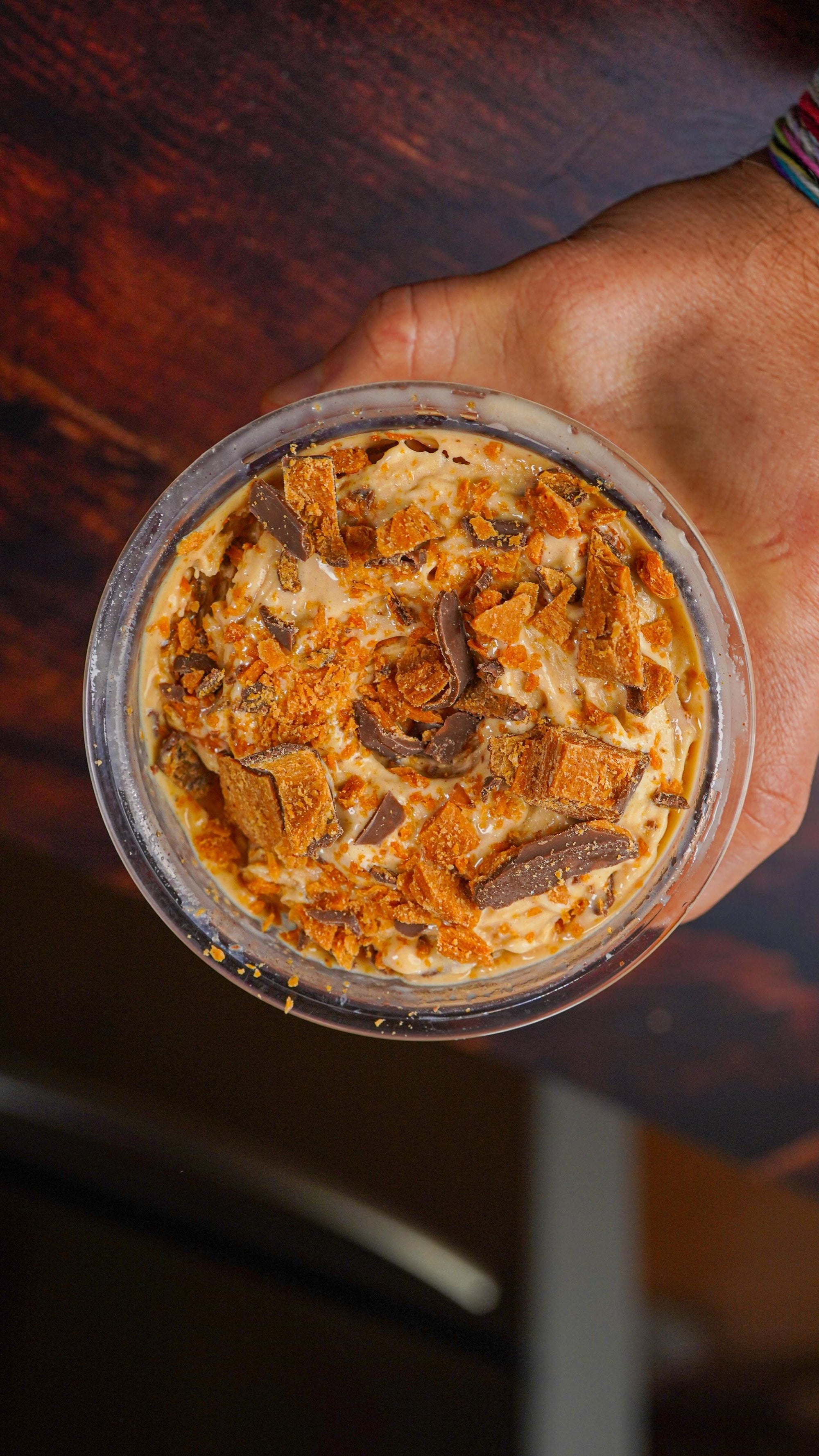 306 Cal Butterfinger Protein Ice Cream – Protein Cookie Butter Powder