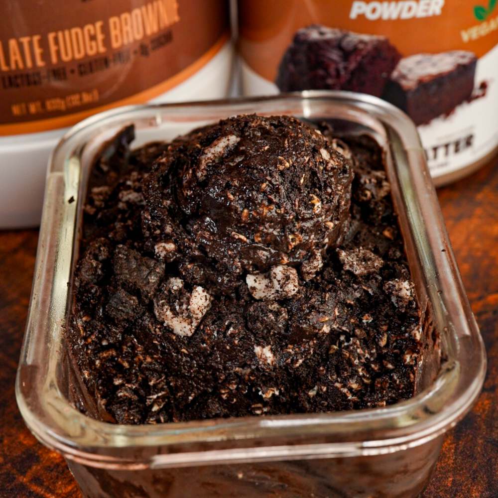 No Bake OREO Protein Oatmeal Cookie Dough