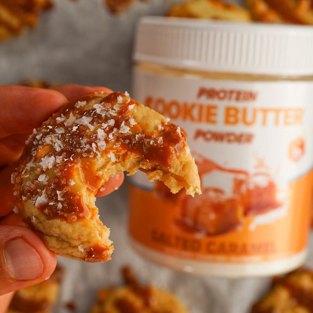 Salted Caramel Protein Cookies