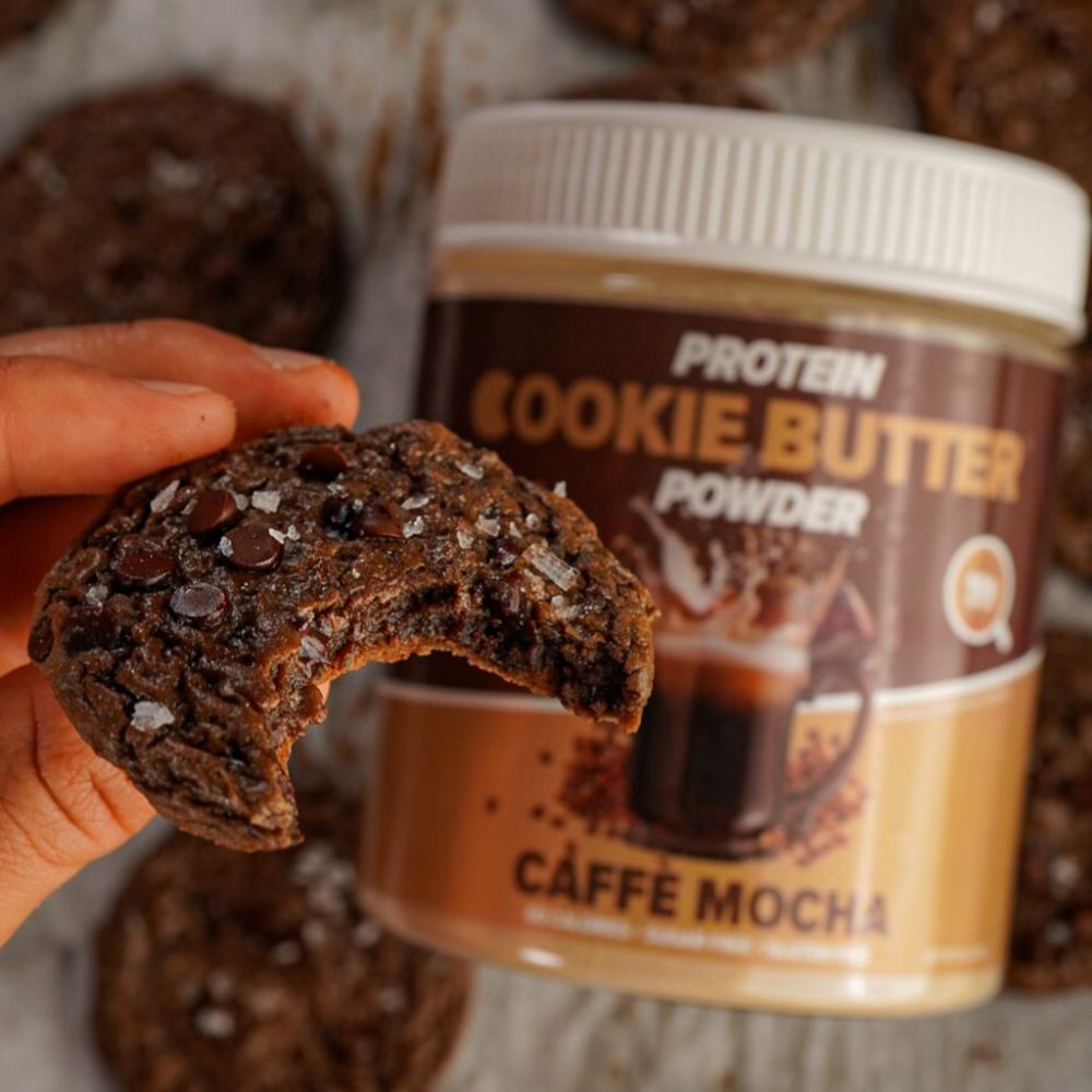 Espresso Chocolate Fudge Sea Salt Protein Cookies