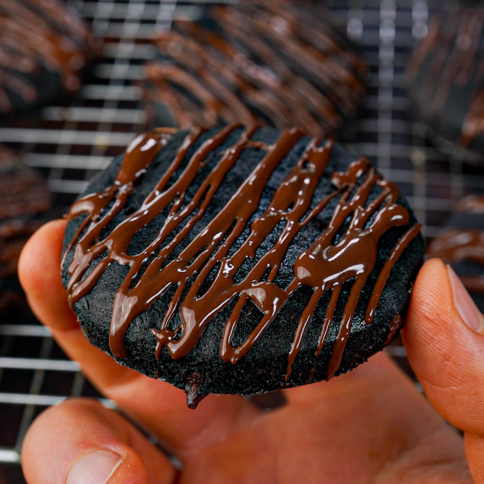 64 Cal Triple Chocolate Protein Brownie Cookies