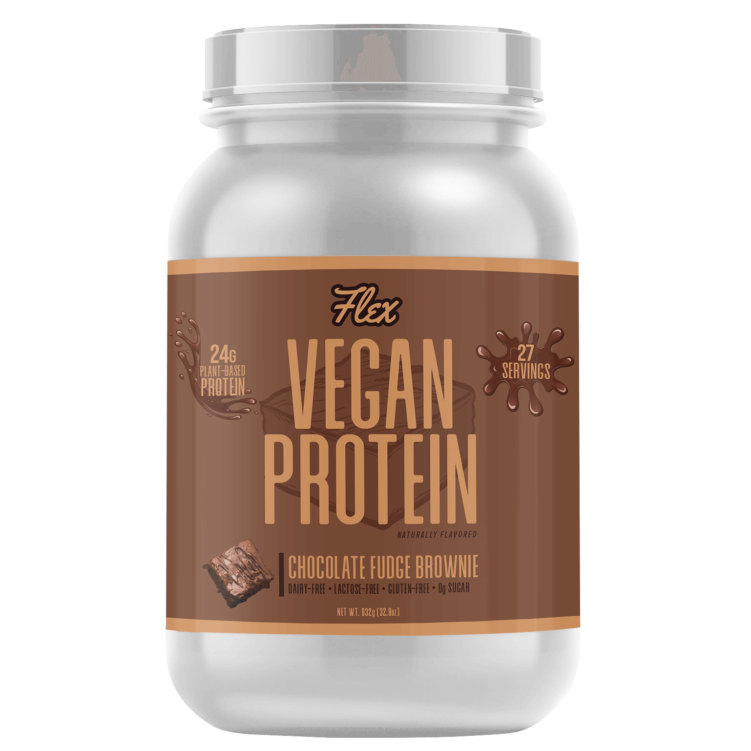 Chocolate Fudge Brownie Vegan Protein