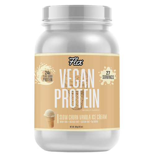 Slow Churn Vanilla Ice Cream Vegan Protein