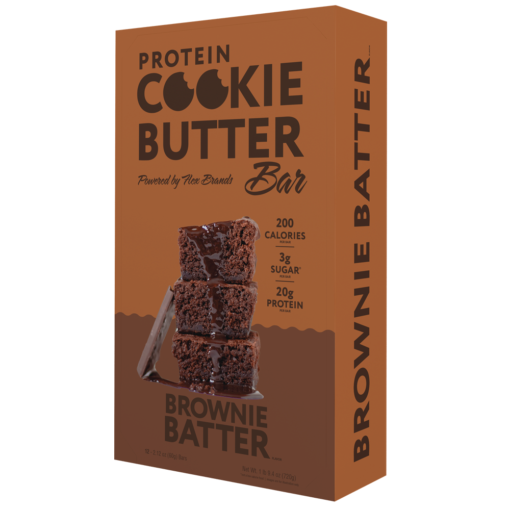 Brownie Batter Protein Cookie Butter Bar