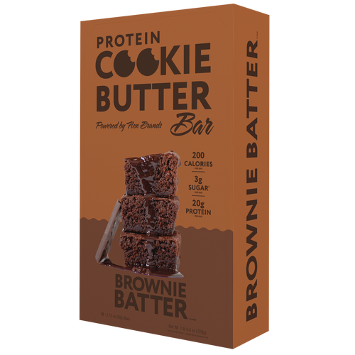 Brownie Batter Protein Cookie Butter Bar