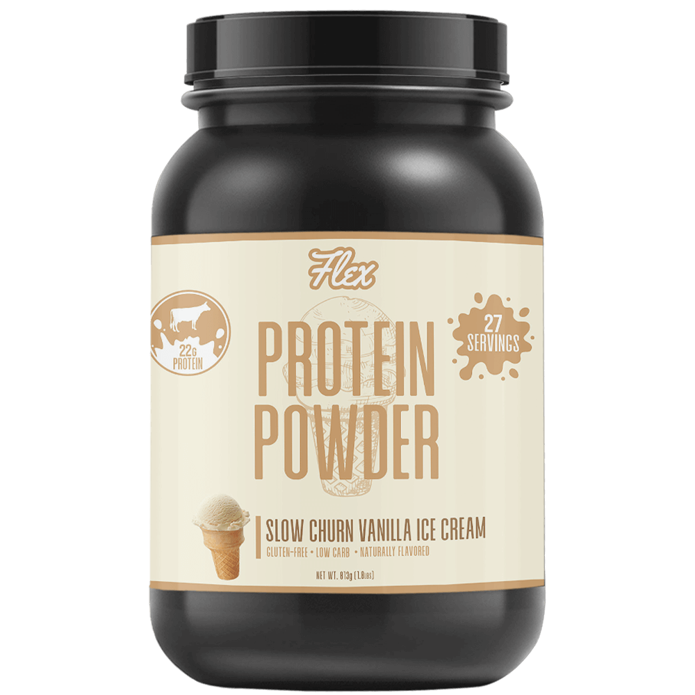 Slow Churn Vanilla Ice Cream Whey Protein – Protein Cookie Butter